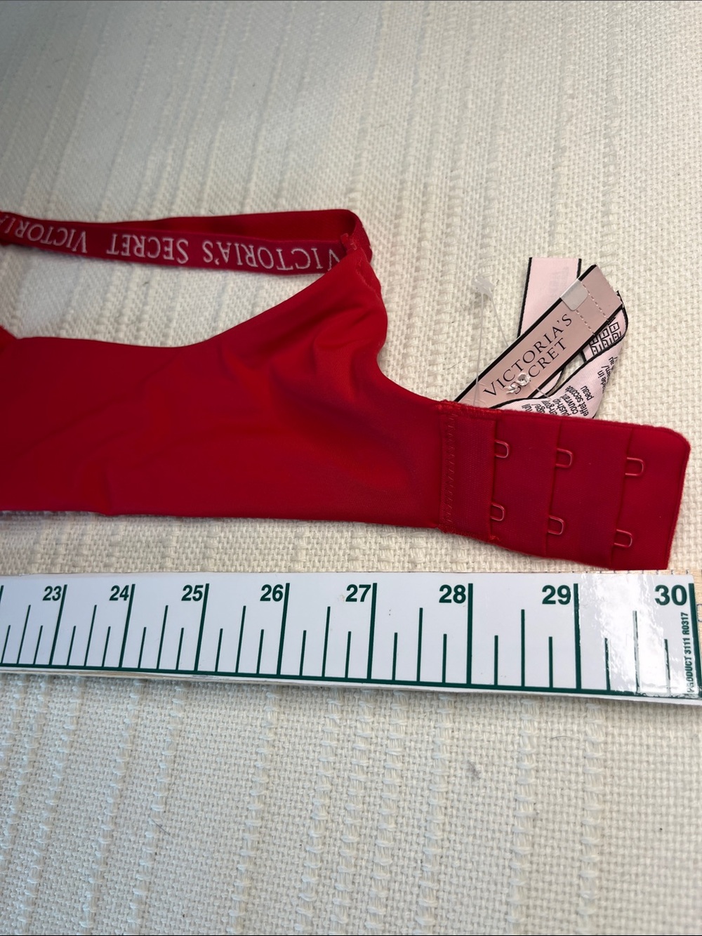 Victoria's Secret Red Padded Underwire Bra with Adjustable Straps, NWT size 38B - Picture 6 of 13